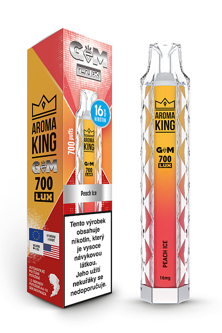 Gem Lux 16 mg - Peach Ice